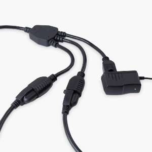 3-Outlet AC Power Cord Y-Splitter Cord