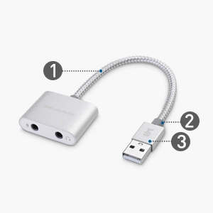 Cable Matters USB Audio Card with Digital to Analog Codec for Windows and Mac…
