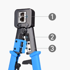 Cut, strip, and crimp the perfect Ethernet cable with the Cable Matters Modular Crimping Tool