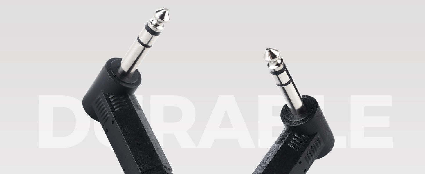  1/4 Right Angle  TRS Adapter 