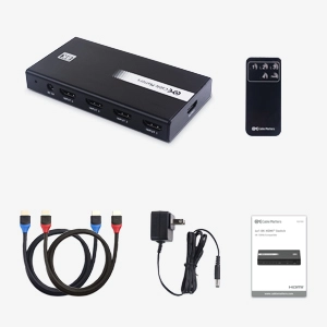  4-Port HDMI 2.1 switch connects 4 video