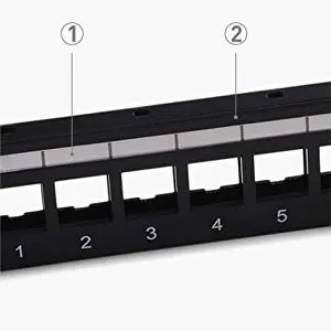 angled patch panel