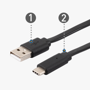 Cable Matters 2-Pack Retractable USB-C Charging Cable
