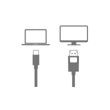 USB C to DisplayPort Cable (USB-C to DisplayPort Cable, USB C to DP Cable) Supporting 4K 60Hz 