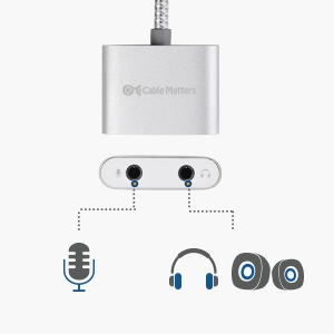 Cable Matters USB Audio Card with Digital to Analog Codec for Windows and Mac…