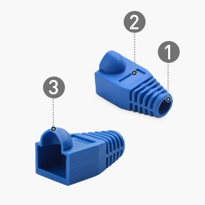 200-Pack of RJ45 Strain Relief Boots