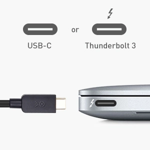 Cable Matters Gigabit Ethernet Switch 4 Port USB C to Ethernet Adapter USB-C and Thunderbolt 3 Port 