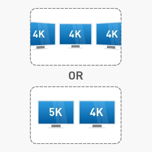 Triple Display Docking Station for Windows…