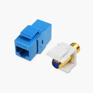 The Cable Matters Ethernet and Coax Wall Plate