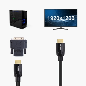 Bi-Directional HDMI-DVI Adapter