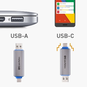 Cable Matters USB 3.0 and USB C SD Card Reader for Android and iPad Pro with Step Down Design