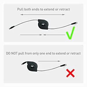 Retractable Etherent Cable