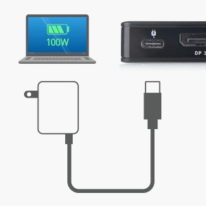  Cable Matters USB C Hub with Triple DisplayPort