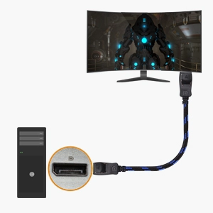 Cable Matters VESA Certified Braided DisplayPort 1.4 Cable Fully Support 8K HDR and DSC