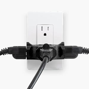 3 Way Plug Adapter, UL Listed 