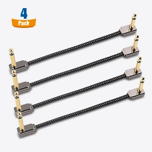  Cable Matters 8-Pack Braided Guitar Pedal Cables