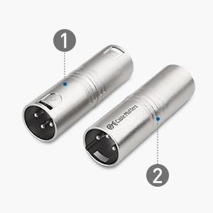 XLR Male to Male Adapter