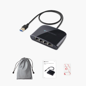 USB 3.1 to 4-port Gigabit Ethernet Adapter 