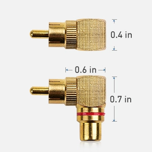 Compact 90-Degree Adapter