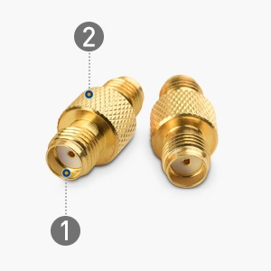 SMA Female to SMA Female Coaxial RF Adapter 