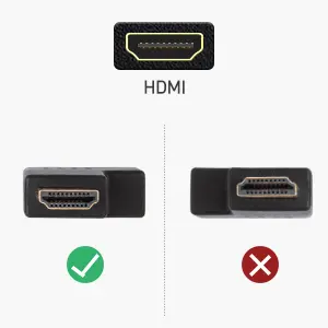 The Cable Matters 90 Degree Vertical Flat HDMI Adapters