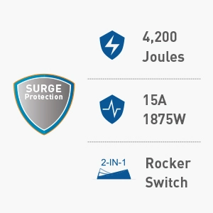 8-Outlet Surge Protector