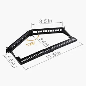 angled patch panel