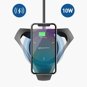 Wireless Charging Station with USB and Surge Protection