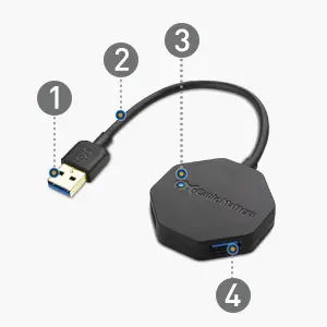 Cable Matters 4-Port Ultra-Mini USB Hub