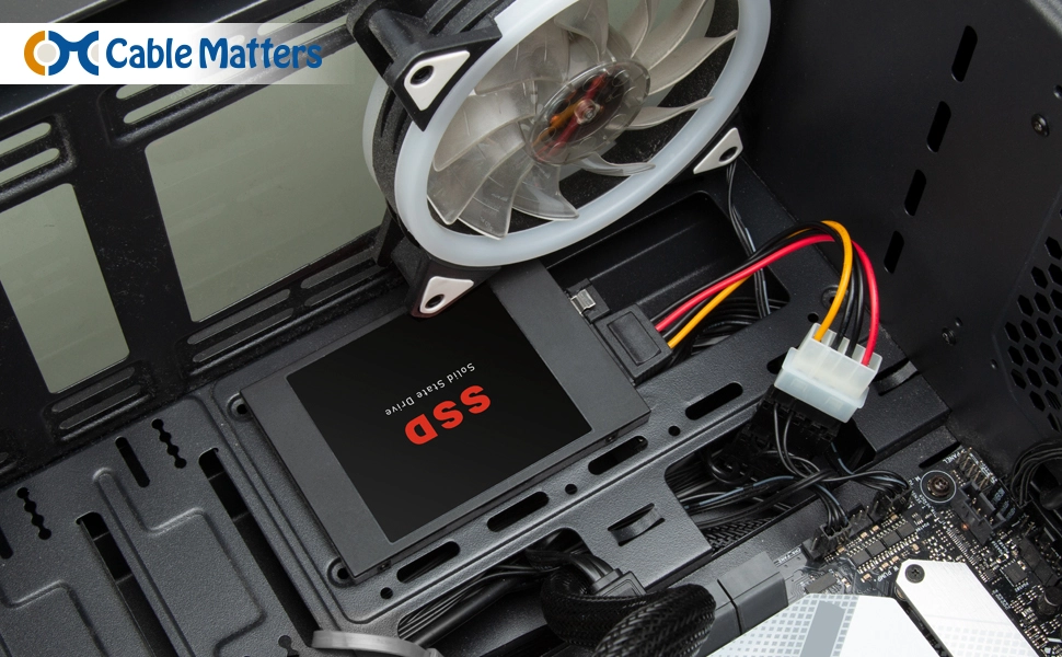 The Cable Matters 4-Pin Molex to SATA Power Cable Adapter