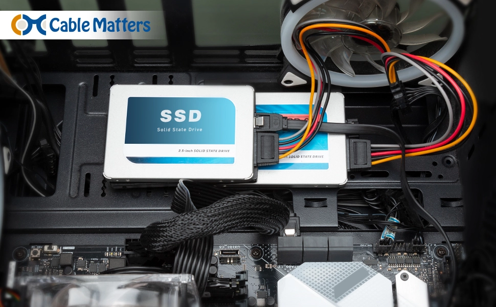 The Cable Matters 15-pin SATA Power Y-Splitter Cable 