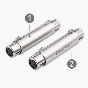 XLR Female to Female Adapter