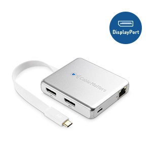 USB-C Multiport Hub with Dual DisplayPort