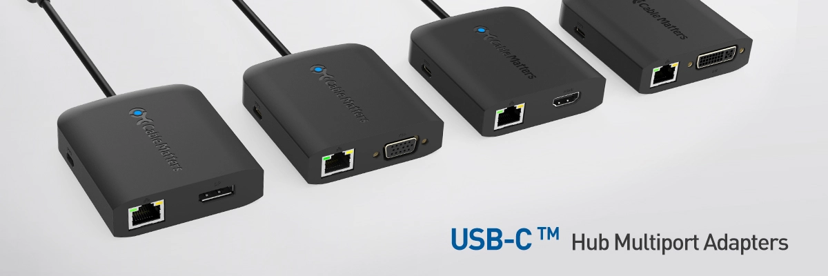 Connect More with Cable Matters USB-C to HDMI, DisplayPort, DVI, and VGA  Video Cables