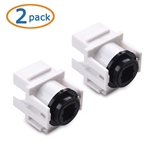 Cable Matters 2-Pack Digital Audio Toslink Keystone Jack Coupler