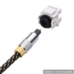 Cable Matters 2-Pack Digital Audio Toslink Keystone Jack Coupler