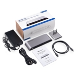 Cable Matters USB-C Docking Station with Dual 4K DisplayPort and 80W Charging for Windows Computers