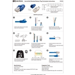 Cable Matters 50-Pack RJ45 Cat6A Shielded Modular Plugs with Strain Relief Boots