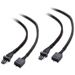Cable Matters 2-Pack 4-Pin PWM Fan Extension Cable - 12 Inches
