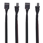 Cable Matters 2-Pack 4-Pin PWM Fan Extension Cable - 12 Inches