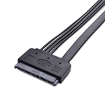 Cable Matters 2-Pack SATA 22-Pin (7+15) Power & Data Extension Cable - 20 Inches