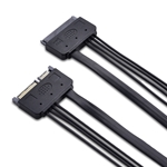 Cable Matters 2-Pack SATA 22-Pin (7+15) Power & Data Extension Cable - 20 Inches