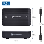 Cable Matters [Intel Certified] Thunderbolt 3 to 10 Gb Ethernet Adapter