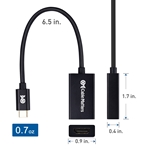 Cable Matters Aluminum USB-C to HDMI Adapter - 4K Ready