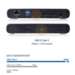 Cable Matters Thunderbolt 3 Docking Station with Dual 4K DisplayPort & 60W Power Delivery