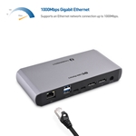 Cable Matters Thunderbolt 3 Docking Station with Dual 4K DisplayPort & 60W Power Delivery