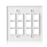 Cable Matters 5-Pack, Wall Plate for Keystone Jacks 12-Port