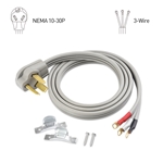 Cable Matters 3-Prong Dryer Cord, 30 Amp Appliance Cord (NEMA 10-30P to 3-Wire)