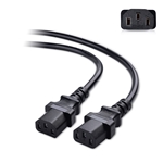 Cable Matters Computer Power Cord Splitter (NEMA 5-15P to 2X IEC C13)