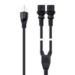 Cable Matters Computer Power Cord Splitter (NEMA 5-15P to 2X IEC C13)